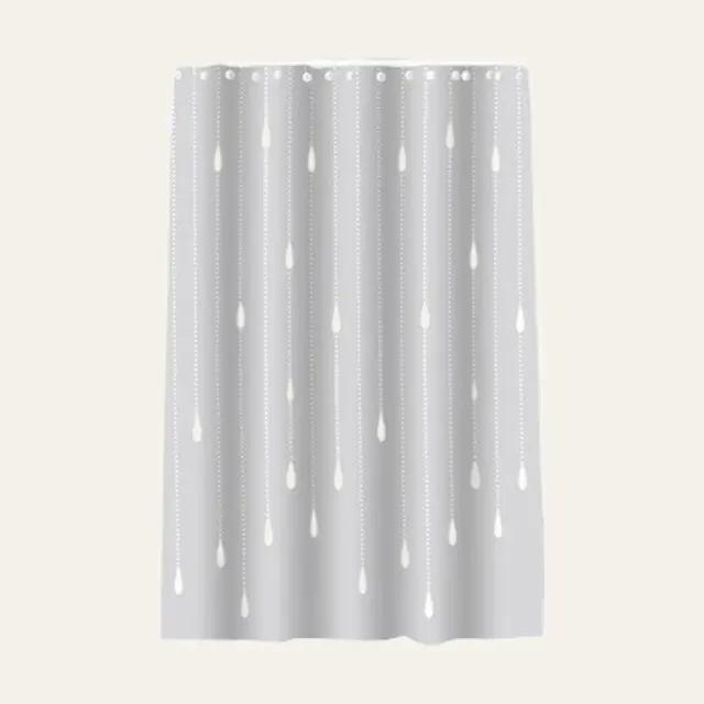 Штора для ванної Idea Home Grey-Drop (DS-SC260), 180 × 200 см