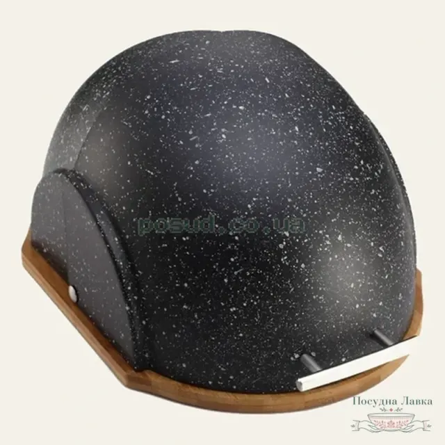 Хлібниця Maestro Granite MR-1678G, 37 × 21,5 × 39,5 см, чорна