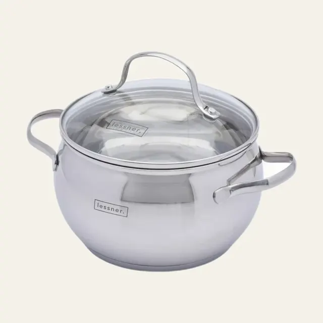 Каструля Lessner 55875-20 з нержавіючої сталі, 4 л, Ø 20 см
