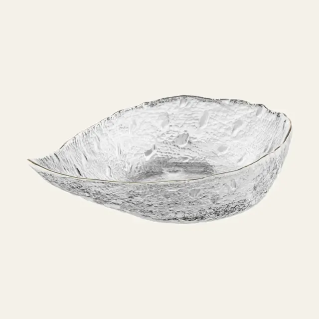 Фото товару «Салатник Ardesto Leaf, 21,5 см, скло, прозорий, AR5009»