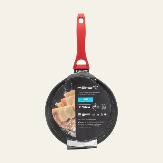 Сковорідка млинцева 26 см Fiesta Holmer PF-22626-SROMB