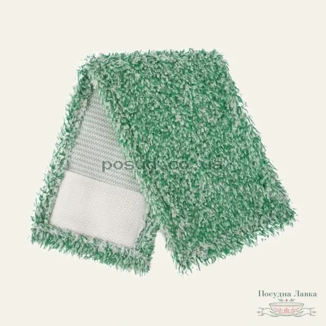 Фото товару «Насадка для швабри Eco Fabric EF1902Green, мікрофібра, 42 см, зелена»