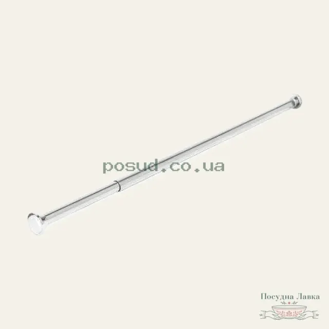 Телескопічний карниз для душу Wela SLIM w2180, 75–120 см, Ø 22 мм, сріблястий