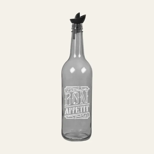 Фото товару «Пляшка для олії Herevin Transparent Grey / 0,75 л, 151144-146»