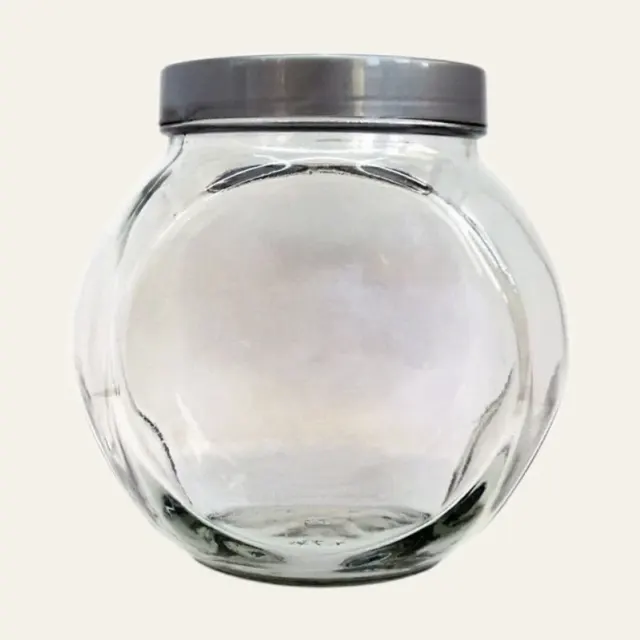 Банка скляна EverGlass Sweet 1730 мл (сірий перламутр), 15003