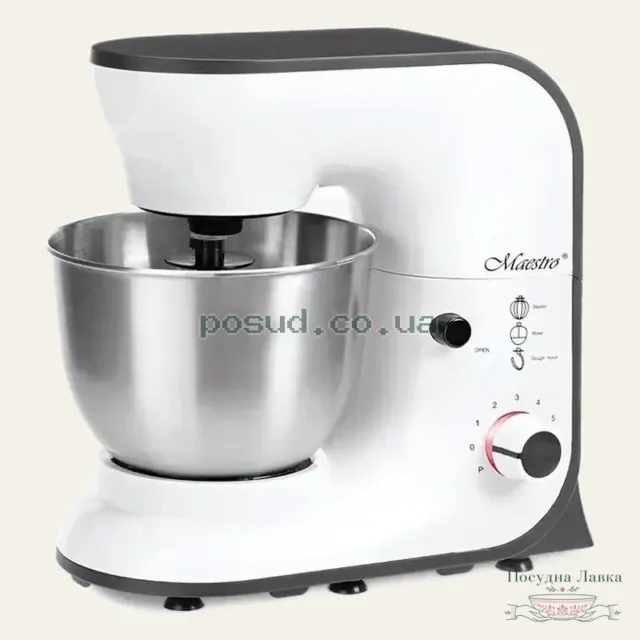 Планетарний міксер Maestro MR-559-WHITE, 1000 Вт, чаша 4,2 л, білий