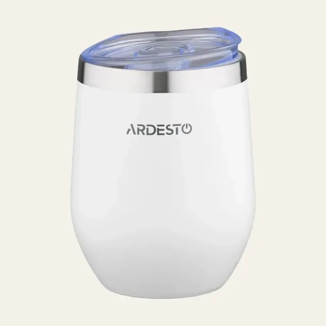 Фото товару «Термокухоль Ardesto Compact Mug 350 мл, білий, нержавіюча сталь, AR2635MMW»