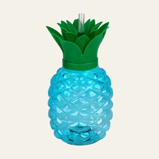 Фото товару «Склянка з кришкою та трубочкою «Pineapple» 500 мл R101018»