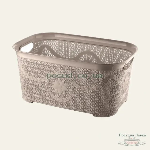 Кошик для зберігання Asude Plastik ASD163-кор, 6 л, коричневий