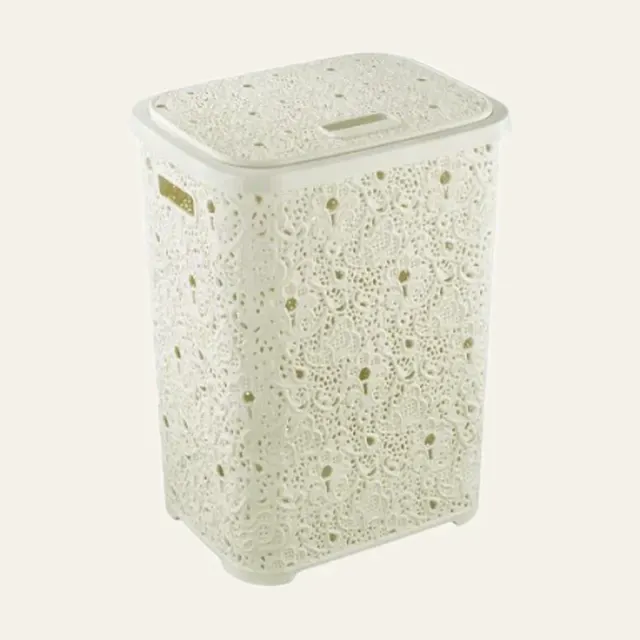 Кошик для білизни 67 л, Elif Plastic «Ажур» 45 × 37,5 × 56 см, 322