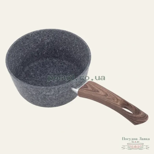 Ківш Kamille Grey Marble KM-4170, 1,2 л, 16 см