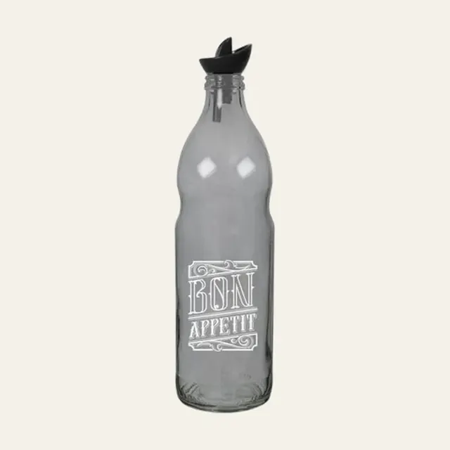 Фото товару «Пляшка для олії Herevin Transparent Grey / 1 л, 151657-146»