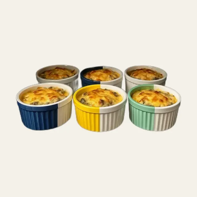 Набір порційних керамічних форм Limited Edition Ramekin Color, 6 шт. × 150 мл, B010817