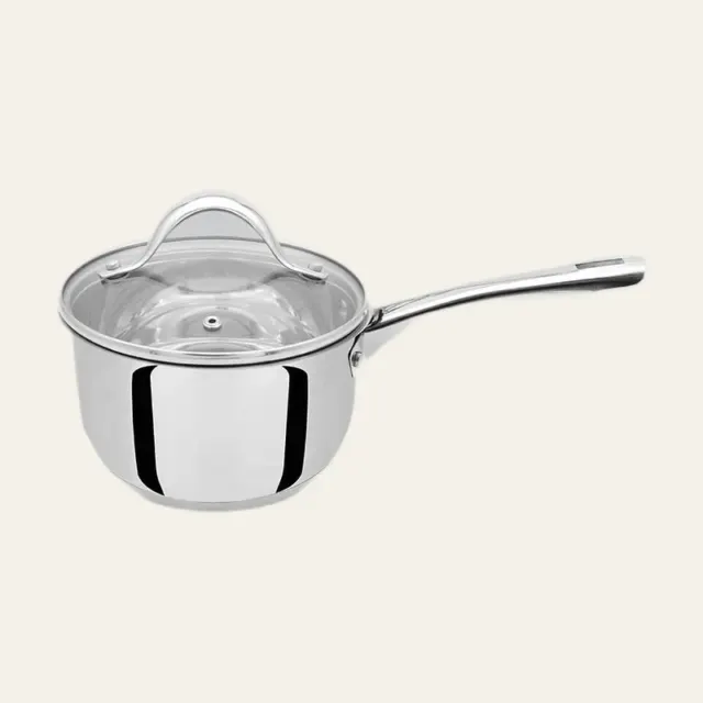 Фото товару «Ківш Maestro MR-3519-16S, 1,8 л, 16 см з кришкою»