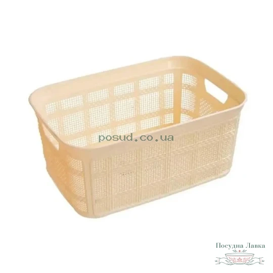 Кошик без кришки AKAY Plastik JUTE MIX 5 л 27 × 19 × 12 см, AK 595