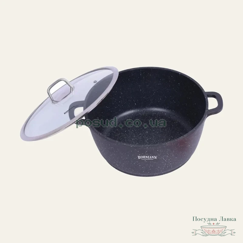 Каструля Bohmann 2,9 л з мармуровим покриттям, 7350-22MRB-BH