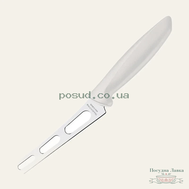 Фото товару «Ніж для сиру Tramontina Plenus Light Grey, лезо 152 мм»