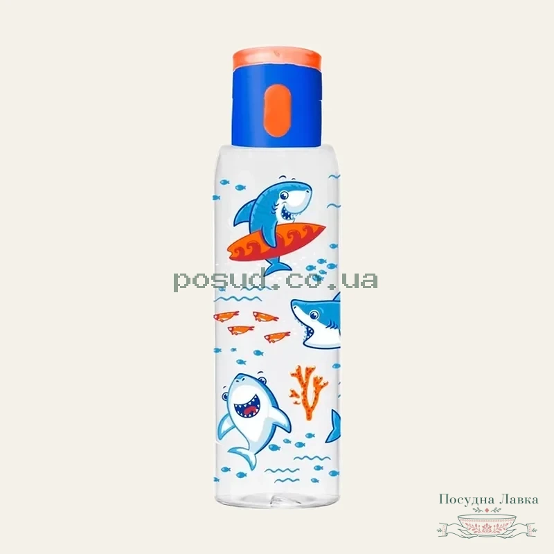 Фото товару «Пляшка для води Herevin Hanger-Shark 0,5 л»