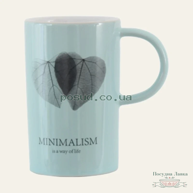Чашка Limited Edition MINIMALISM 340 мл, синя, HTK-022