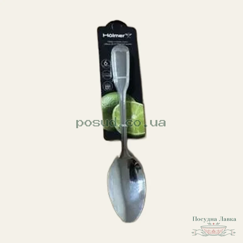 Набір столових ложок 6 шт. Exquisite Holmer SS-011856-SS