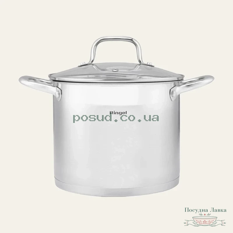 Каструля з нержавіючої сталі з кришкою Ringel Curry RG-2020-18, 3,7 л, Ø 18 см