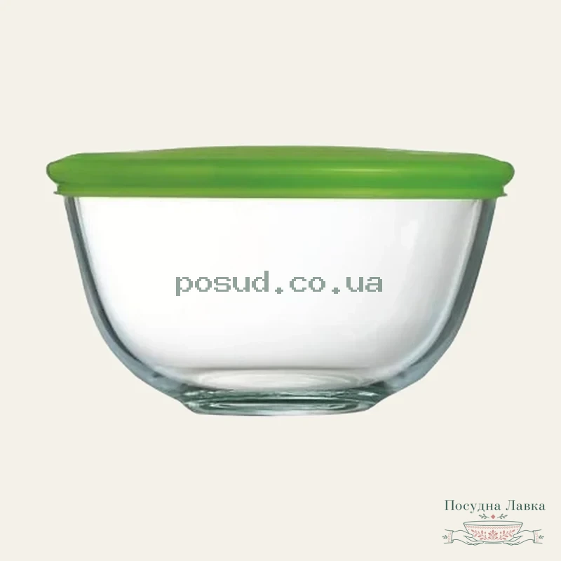 Фото товару «Миска Pyrex з кришкою 0,7 л 15 см»