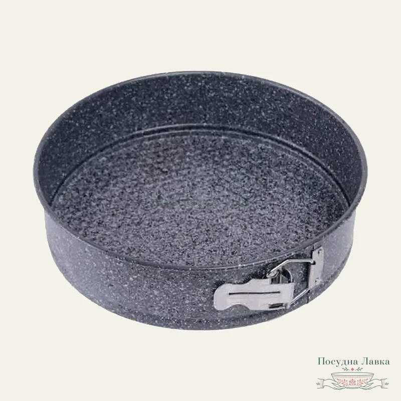 Форма Con Brio 22 × 6,8 см / рознімна / кругла / Granite Deluxe / 0,4 мм