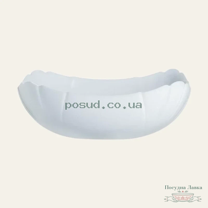 Салатник Luminarc Lotusia Q9688, квадратний білий, 15,5 см