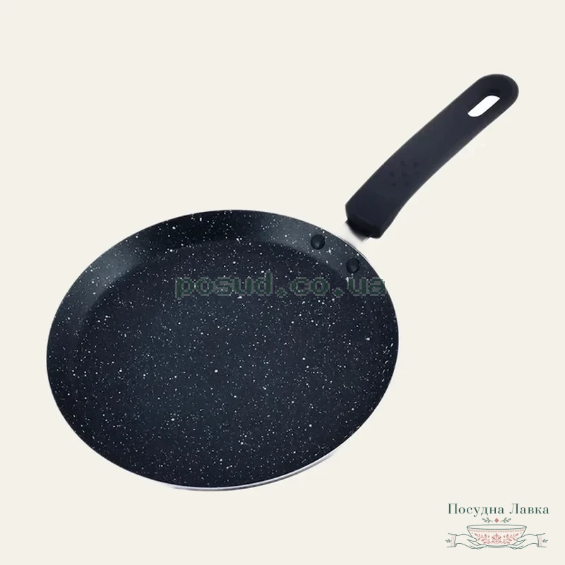 Фото товару «Сковорідка Kamille Marble, для млинців, Ø 22 см, мармурове покриття, індукція»