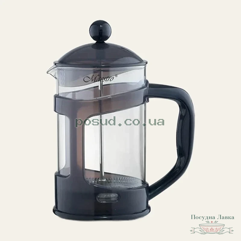 Фото товару «Заварник Maestro 1665-800-BROWN-MR, прес, кава, чай (0,8 л)»