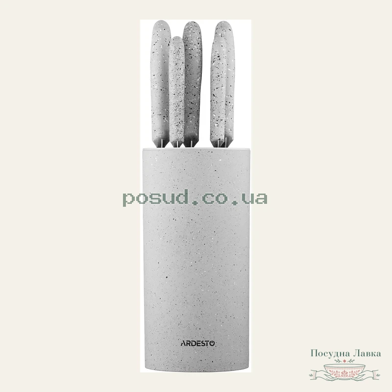 Фото товару «Набір ножів з блоком Ardesto Gemini, 6, AR2106GR»