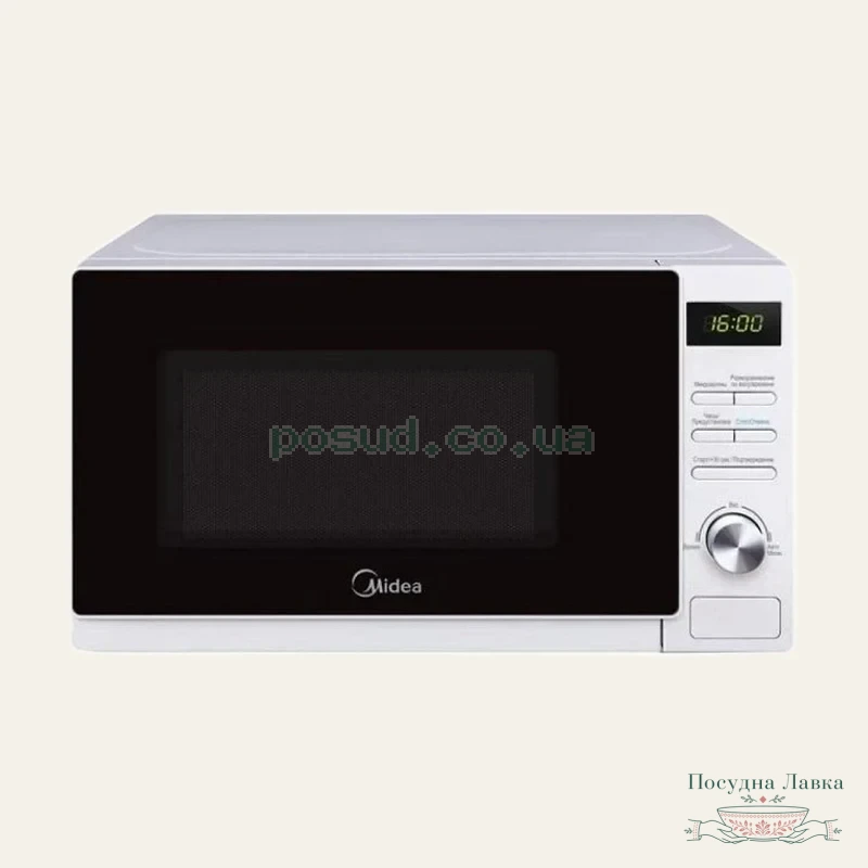 Фото товару «Піч мікрохвильова Midea AM720C4E-W біла (20 л)»