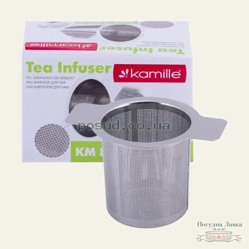 Фото товару «Ситечко-фільтр для чаю Kamille 10 × 6,5 см, KM-8841»