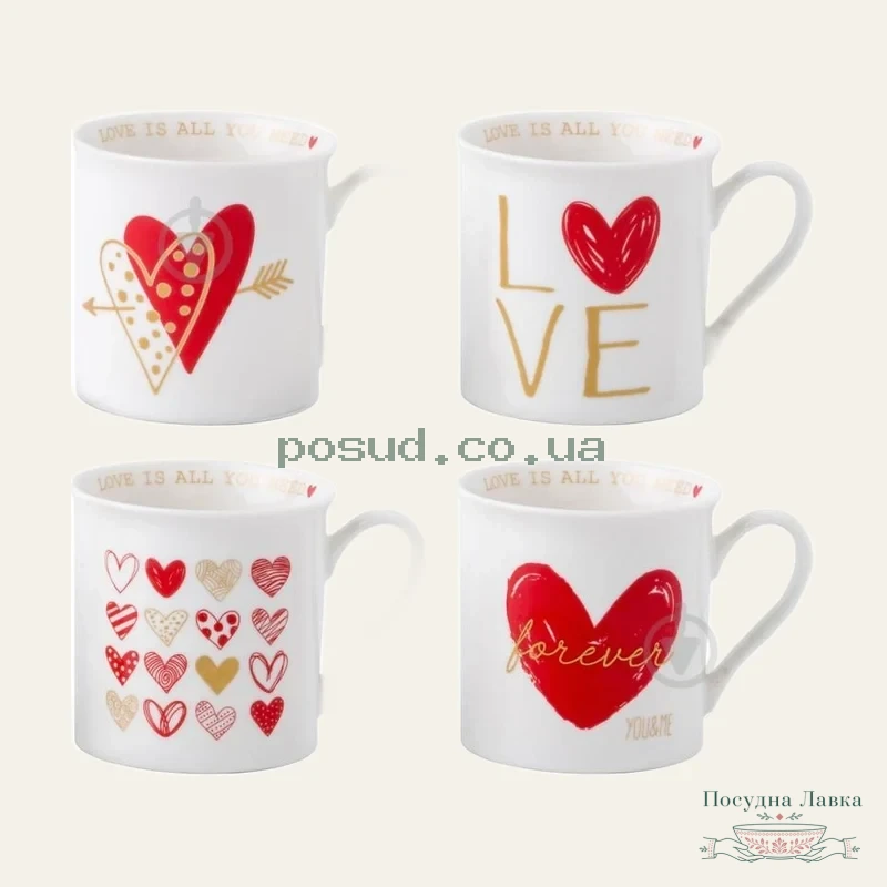 Фото товару «Чашка Limited Edition LOVE 310 мл, в асортименті, B153-E0332A/B/C/D»