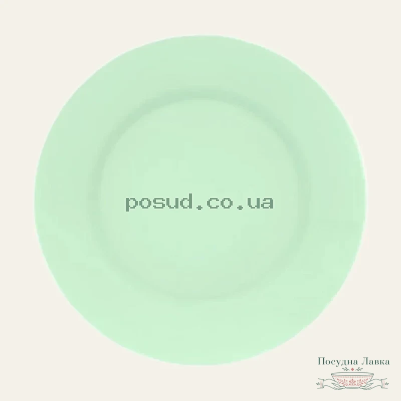 Фото товару «Тарілка десертна Luminarc PLUMI PARADISE GREEN, 19 см»