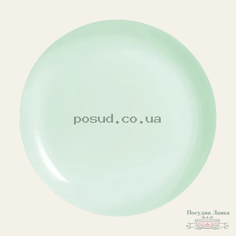Тарілка Luminarc Diwali Paradise Green, обідня кругла, 25 см