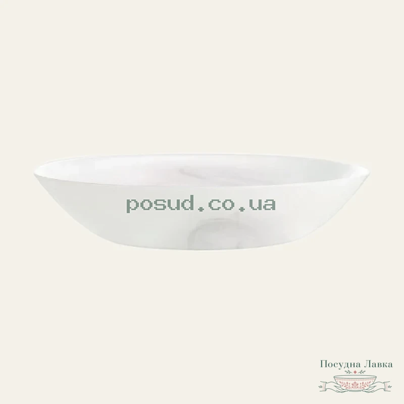 Фото товару «Тарілка супова Luminarc DIWALI MARBLE WHITE, 20 см»