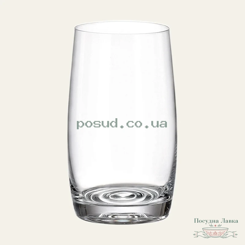 Фото товару «Набір склянок високих Bohemia Pavo Aqua, 250 мл, 6 шт.»
