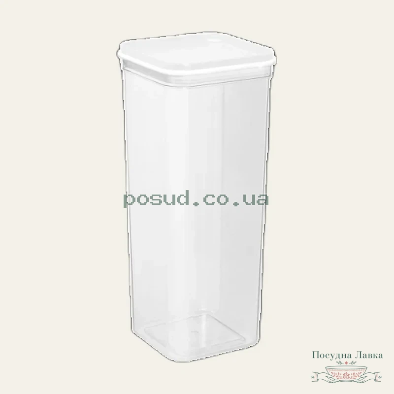 Фото товару «Контейнер для сипучих продуктів Алеана «Фікс» 2,25 л (оливковий), 169060»