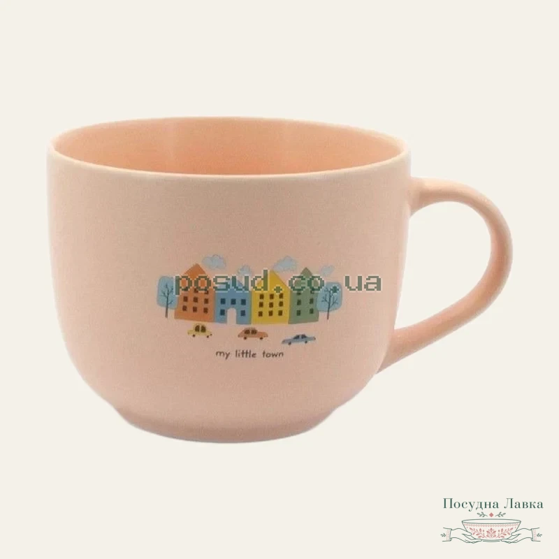 Кухоль порцеляновий Milika Darling Town Jumbo, 550 мл, M0520-KLSP11-S209A