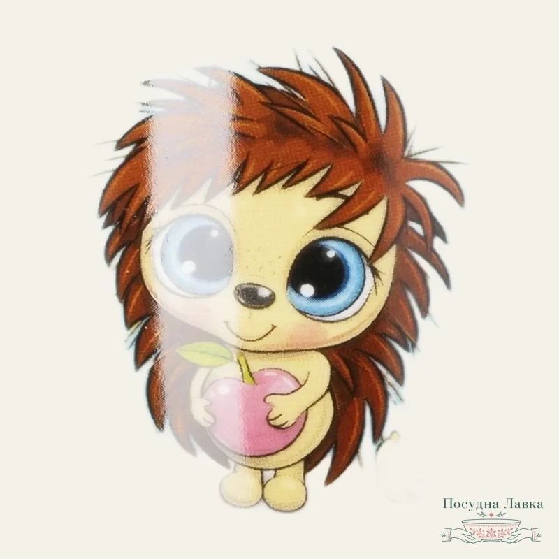 Фото товару «Набір дитячий Ardesto Sweet hedgehog 3 предмети, порцеляна»