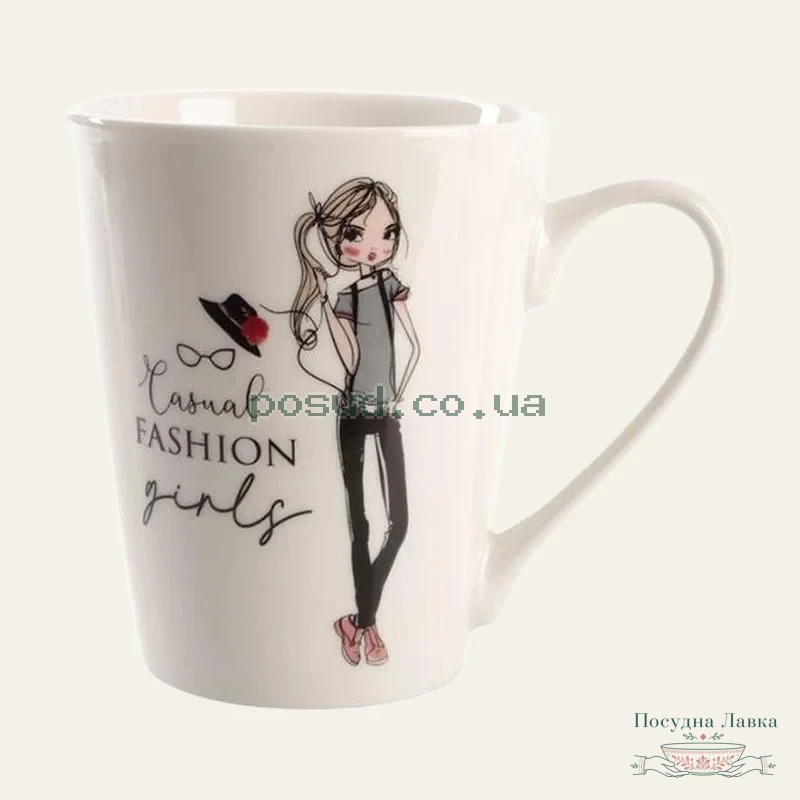 Чашка Limited Edition FASHION GIRL A, 300 мл, B02-T3977A