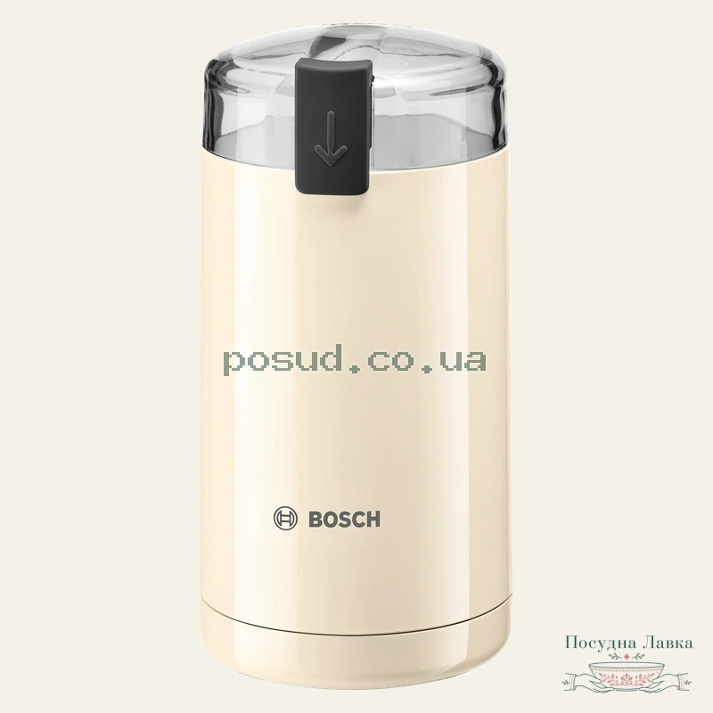 Фото товару «Кавомолка Bosch TSM6A017C, 180 Вт, 75 г, кремова»