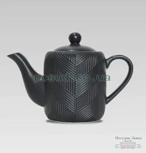 Фото товару «Чайник заварювальний Maestro Geometry Black MR-20003-08, 0,8 л»