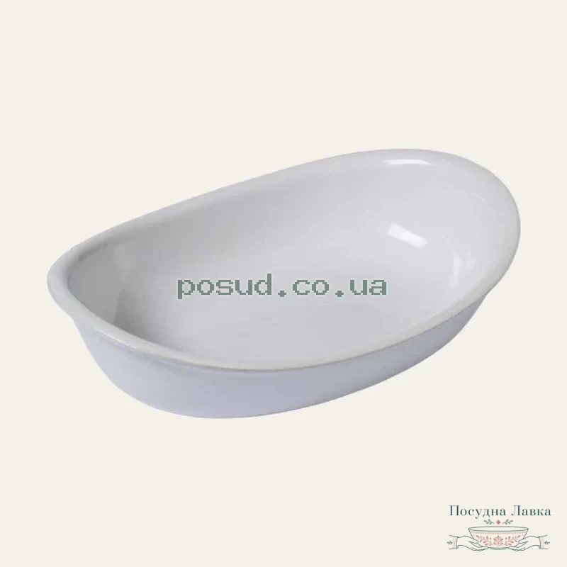 Форма овальна з термостійкої кераміки Pyrex Supreme White, 26 × 18 см, SU26OR1/7246