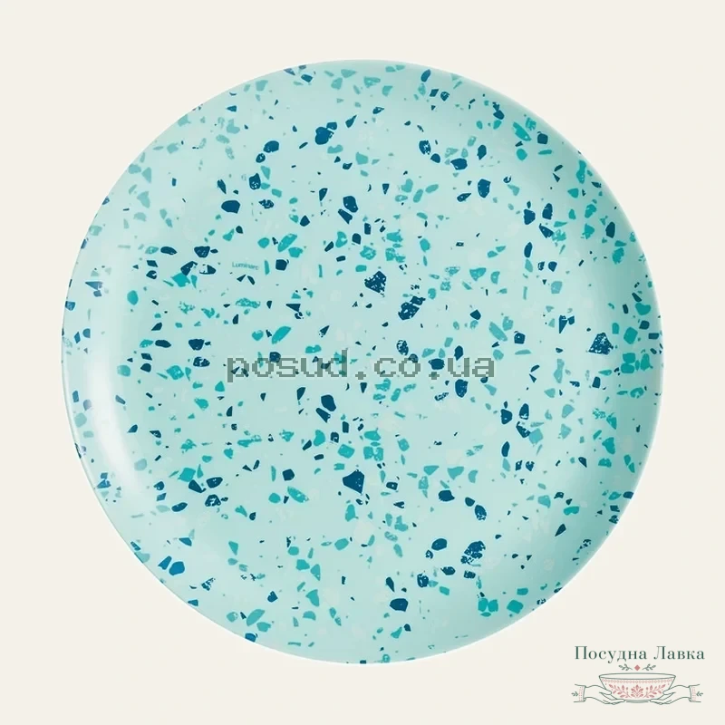 Фото товару «Тарілка Luminarc Venizia Turquoise, обідня кругла, 25 см»