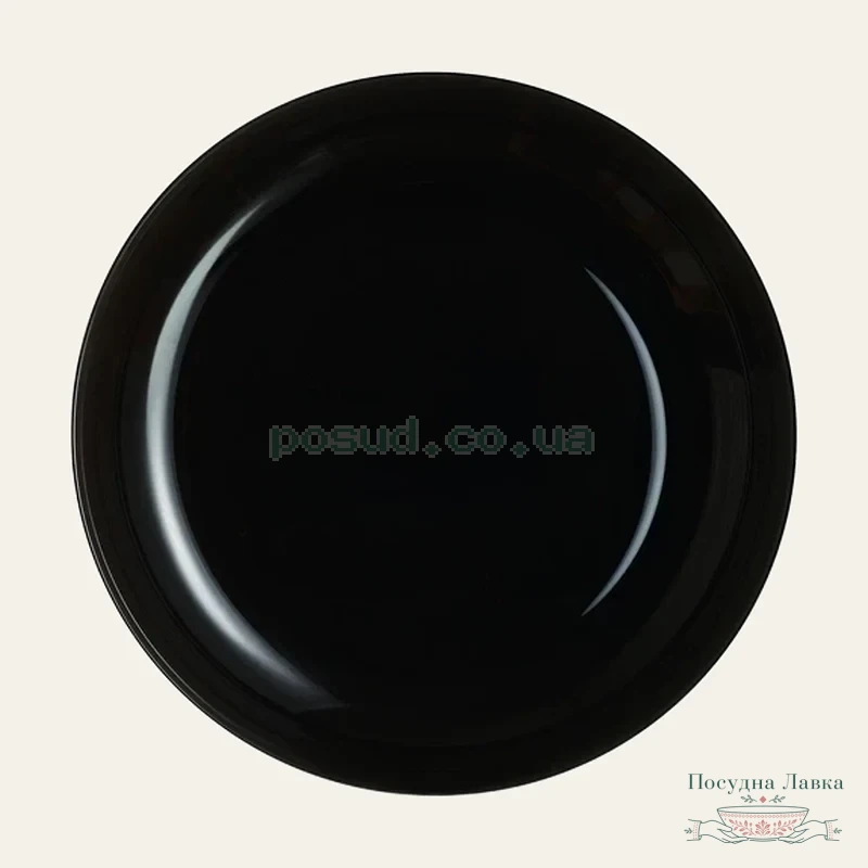 Фото товару «Блюдо сервірувальне Luminarc FRIENDS TIME BLACK, 21 см»
