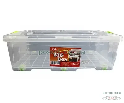 Фото товару «Контейнер для зберігання речей Big Box 80 л (харчовий) 71 × 45 × 38,2 см, Ал 80»