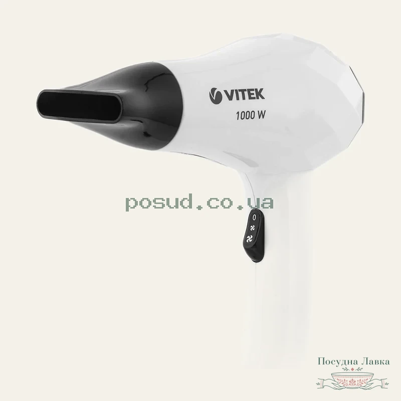 Фото товару «Фен Vitek, 1000 Вт, 2 швидкості, 8223-VT»