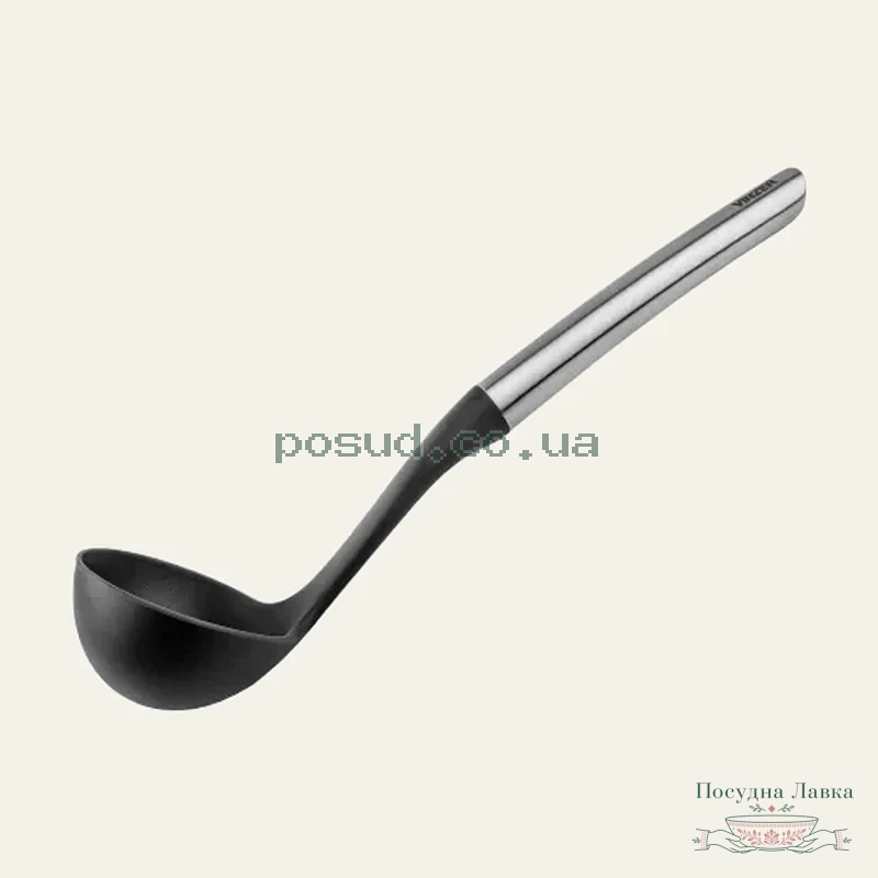 Фото товару «Черпак нейлоновий Vinzer Ladle 125 мл, L 26 см, Ø 8 см, 50215»